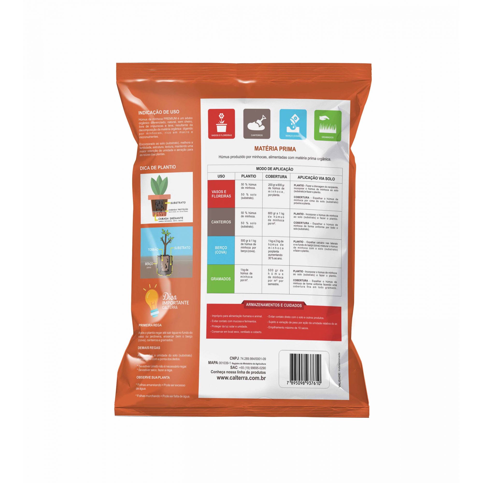 Húmus de Minhoca Orgânico — Planta Delivery | Rio de Janeiro/RJ